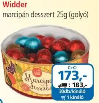 ÁRKLUB Widder marcipán desszert ajánlat