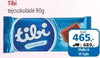 ÁRKLUB Tibi tejcsokoládé ajánlat