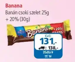 ÁRKLUB Banana banán csoki szelet ajánlat