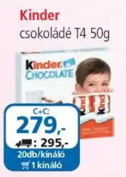 ÁRKLUB Kinder csokoládé ajánlat