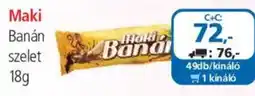 ÁRKLUB Maki Banán szelet ajánlat