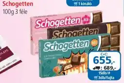 ÁRKLUB Schogetten csokoládé ajánlat