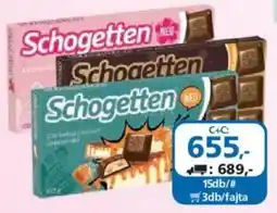 ÁRKLUB Schogetten csokoládé ajánlat