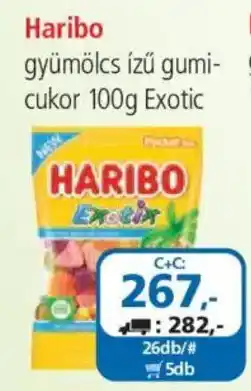 ÁRKLUB Haribo gyümölcs ízű gumicukor ajánlat