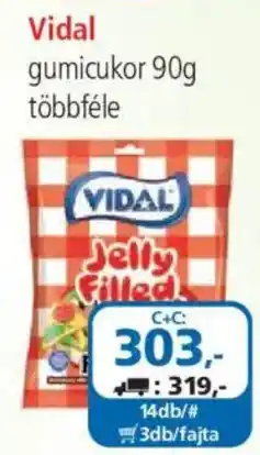 ÁRKLUB Vidal gumicukor ajánlat