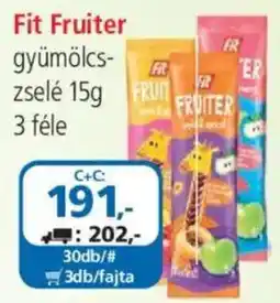 ÁRKLUB Fit Fruiter gyümölcszselé ajánlat
