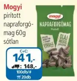 ÁRKLUB Mogyi pirított napraforgómag ajánlat