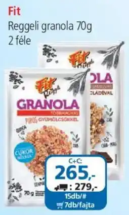 ÁRKLUB Fit Reggeli granola ajánlat