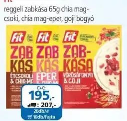 ÁRKLUB Fit reggeli zabkása ajánlat