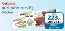 ÁRKLUB Cerbona müzli gluténmentes ajánlat