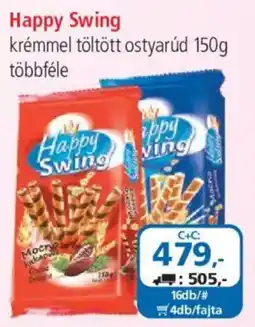 ÁRKLUB Happy Swing krémmel töltött ostyarúd ajánlat