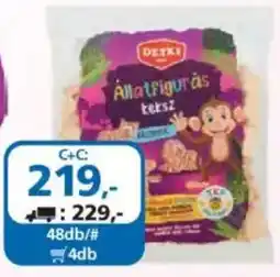 ÁRKLUB Detki Állatfigurás keksz ajánlat