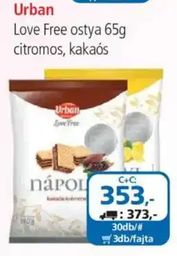 ÁRKLUB Urban Love Free ostya ajánlat