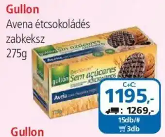 ÁRKLUB Gullon Avena étcsokoládés zabkeksz ajánlat