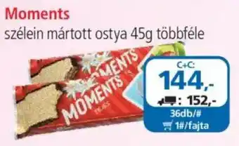 ÁRKLUB Moments szélein mártott ostya ajánlat