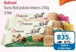 ÁRKLUB Balconi Swiss Roll piskóta tekercs ajánlat