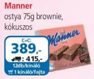 ÁRKLUB Manner ostya ajánlat