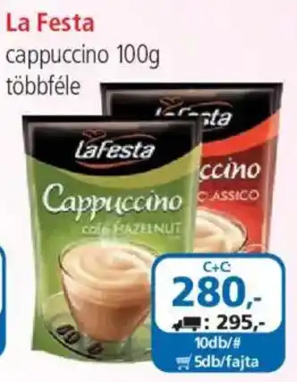 ÁRKLUB La Festa cappuccino ajánlat