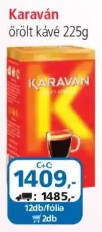 ÁRKLUB Karaván őrölt kávé ajánlat