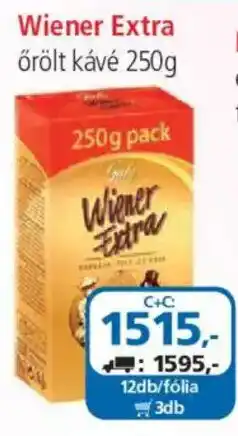 ÁRKLUB Wiener Extra őrölt kávé ajánlat