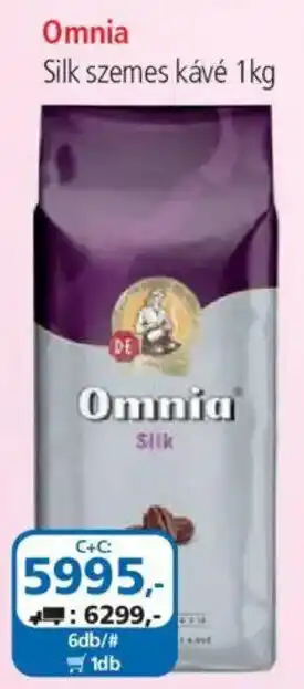 ÁRKLUB Omnia Silk szemes kávé ajánlat