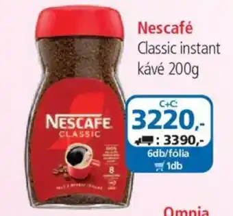 ÁRKLUB Nescafe Classic instant kávé ajánlat