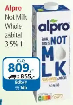 ÁRKLUB Alpro Not Milk Whole zabital ajánlat