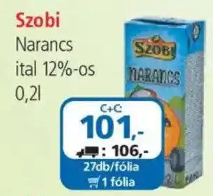 ÁRKLUB Szobi Narancs ital ajánlat