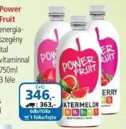 ÁRKLUB Power Fruit energiaszegény ital ajánlat