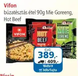 ÁRKLUB Vifon búzás tészta étel ajánlat