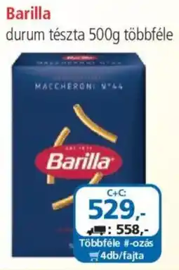 ÁRKLUB Barilla durum tészta ajánlat