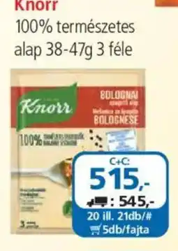 ÁRKLUB Knorr 100% természetes alap ajánlat