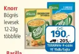 ÁRKLUB Knorr bögrés levesek ajánlat