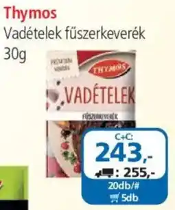 ÁRKLUB Thymos Vadételek fűszerkeverék ajánlat
