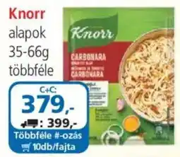 ÁRKLUB Knorr alapok ajánlat