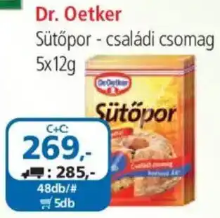 ÁRKLUB Dr. Oetker Sütőpor ajánlat