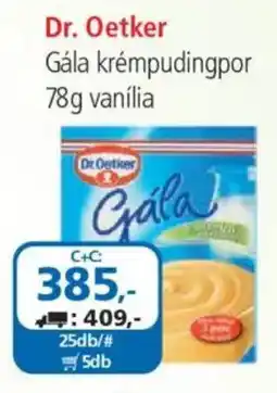 ÁRKLUB Dr. Oetker Gala krémpudingpor ajánlat