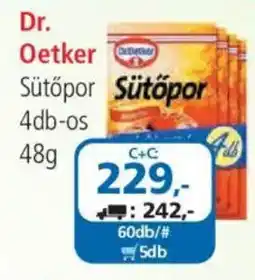 ÁRKLUB Dr. Oetker Sütőpor ajánlat