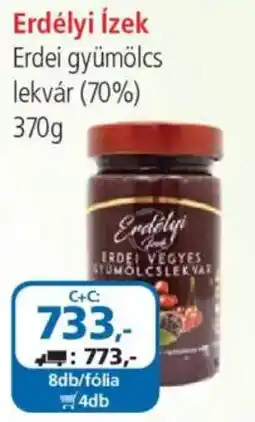 ÁRKLUB Erdélyi Ízek erdei gyümölcs lekvár ajánlat
