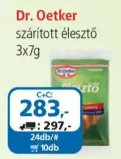 ÁRKLUB Dr. Oetker szárított élesztő ajánlat