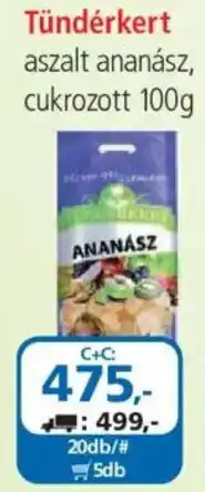 ÁRKLUB Tündérkert aszalt ananász ajánlat