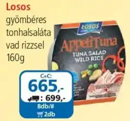 ÁRKLUB Losos gyömbéres tonhalsaláta vad rizzsel ajánlat