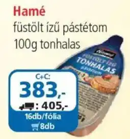 ÁRKLUB Hamé füstölt ízű pástétom ajánlat