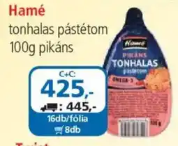 ÁRKLUB Hamé tonhalas pástétom ajánlat