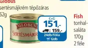 ÁRKLUB Globus sertésmájkrém ajánlat