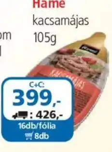 ÁRKLUB Hame kacsamájas ajánlat