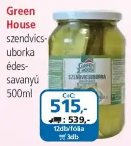 ÁRKLUB Green House szendvicsuborka ajánlat
