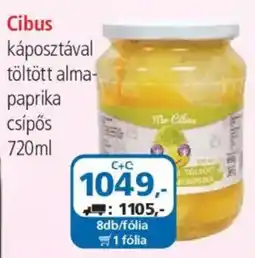 ÁRKLUB Cibus káposztával töltött almapaprika ajánlat