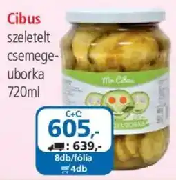 ÁRKLUB Cibus szeletelt csemege uborka ajánlat