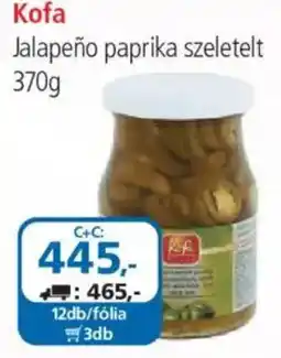 ÁRKLUB Kofa Jalapeño paprika szeletelt ajánlat